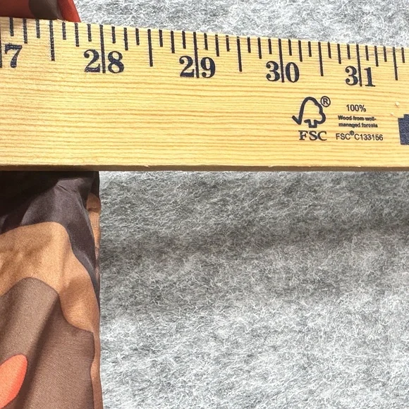 Tommy Hilfiger Mens XXL Orange Camo Hooded Puffer Parka Insulated Never worn - Picture 10 of 11